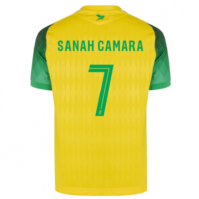 Danxen Heren Sanah Camara #7 Geel Groen Rood Thuisshirt Thuistenue 2026/27 T-Shirt België