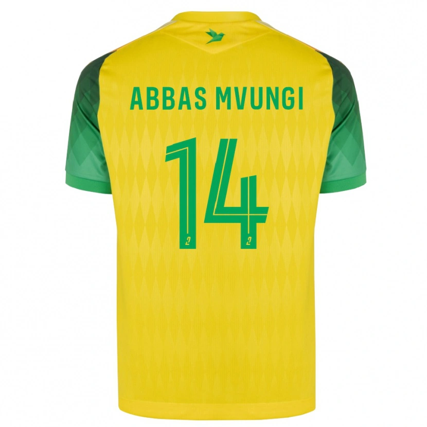 Danxen Heren Omar Abbas Mvungi #14 Geel Groen Rood Thuisshirt Thuistenue 2026/27 T-Shirt België