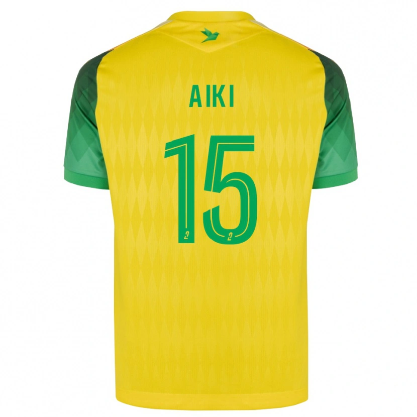 Danxen Heren Amed Aiki #15 Geel Groen Rood Thuisshirt Thuistenue 2026/27 T-Shirt België