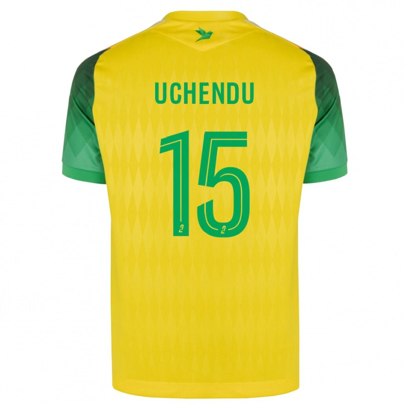 Danxen Heren Chinaza Uchendu #15 Geel Groen Rood Thuisshirt Thuistenue 2026/27 T-Shirt België