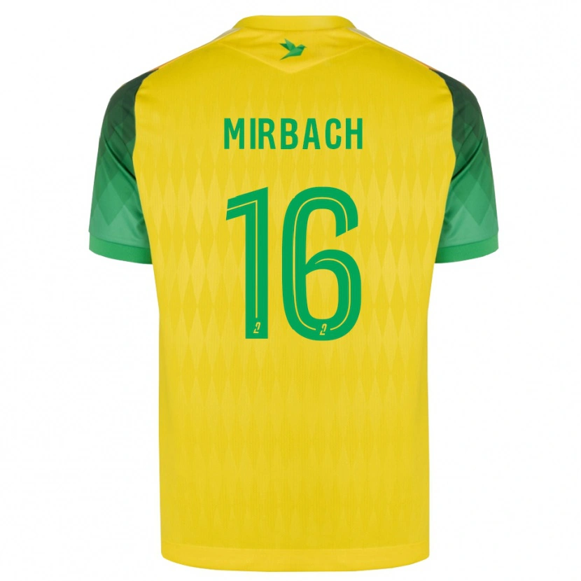 Danxen Heren Alexis Mirbach #16 Geel Groen Rood Thuisshirt Thuistenue 2026/27 T-Shirt België