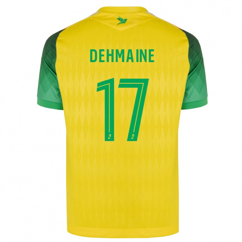 Danxen Heren Dehmaine Tabibou #17 Geel Groen Rood Thuisshirt Thuistenue 2026/27 T-Shirt België