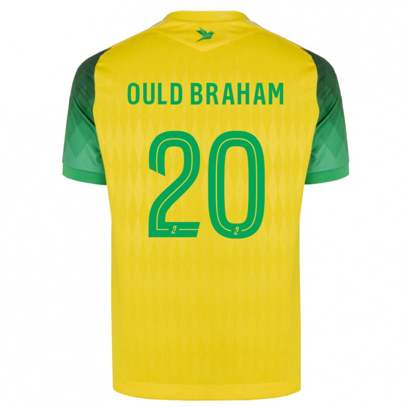 Danxen Heren Amira Ould Braham #20 Geel Groen Rood Thuisshirt Thuistenue 2026/27 T-Shirt België