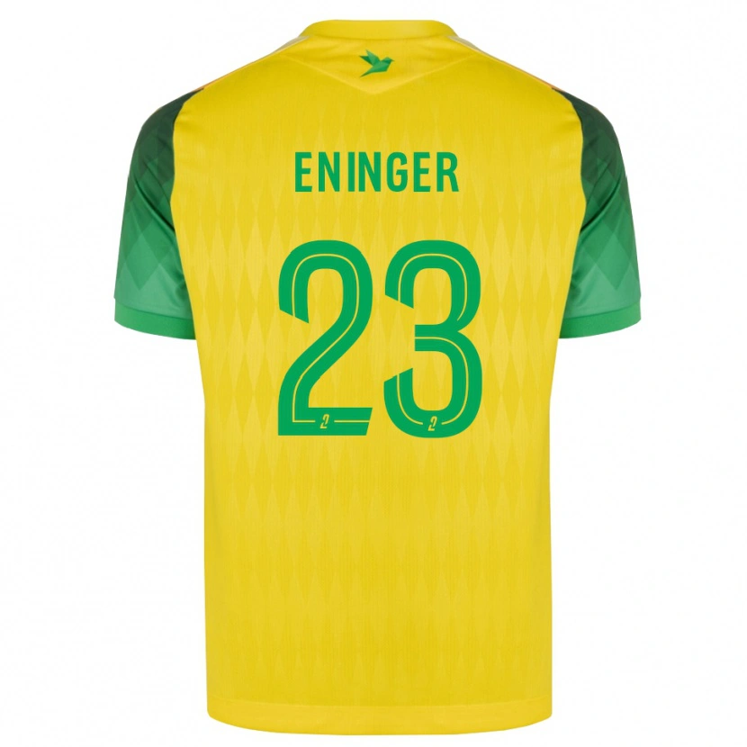 Danxen Heren Thelma Eninger #23 Geel Groen Rood Thuisshirt Thuistenue 2026/27 T-Shirt België