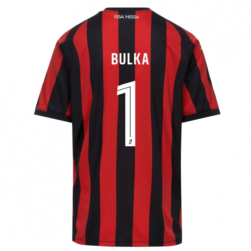 Danxen Heren Marcin Bulka #1 Rood Zwart Wit Thuisshirt Thuistenue 2026/27 T-Shirt België