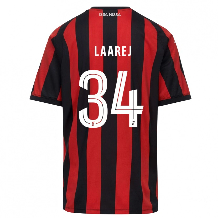 Danxen Heren Nassim Laarej #34 Rood Zwart Wit Thuisshirt Thuistenue 2026/27 T-Shirt België
