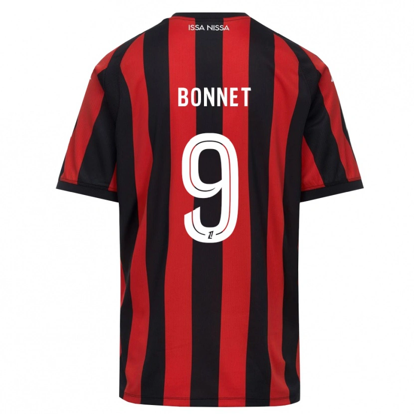Danxen Heren Thomas Bonnet #9 Rood Zwart Wit Thuisshirt Thuistenue 2026/27 T-Shirt België
