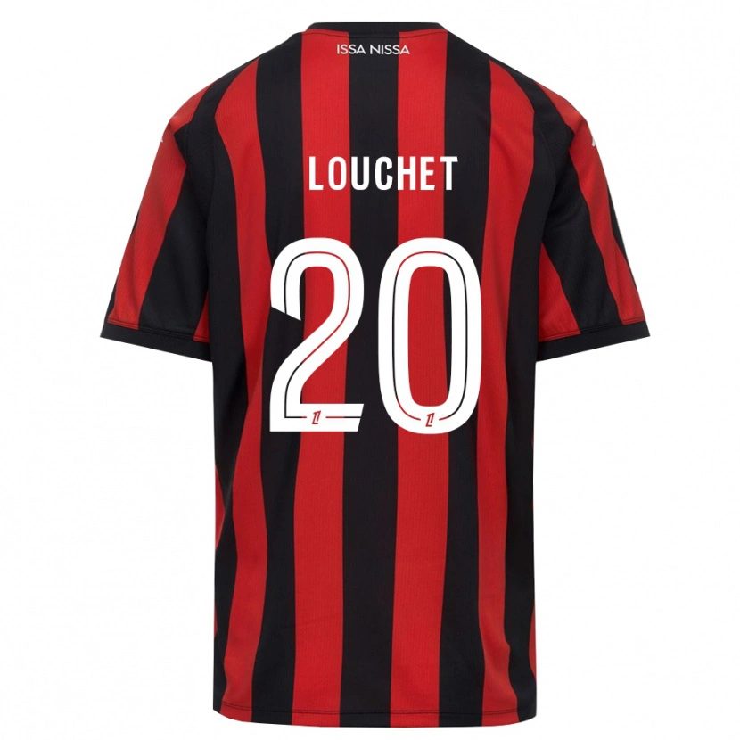 Danxen Heren Tom Louchet #20 Rood Zwart Wit Thuisshirt Thuistenue 2026/27 T-Shirt België