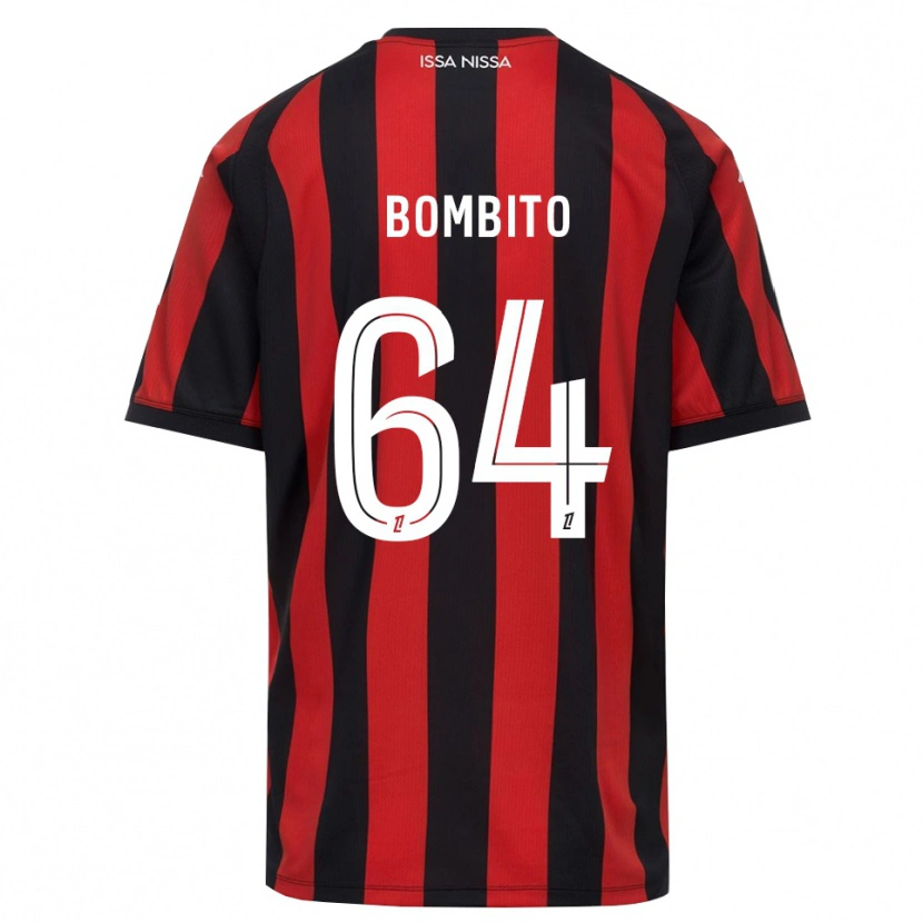 Danxen Heren Moïse Bombito #64 Rood Zwart Wit Thuisshirt Thuistenue 2026/27 T-Shirt België