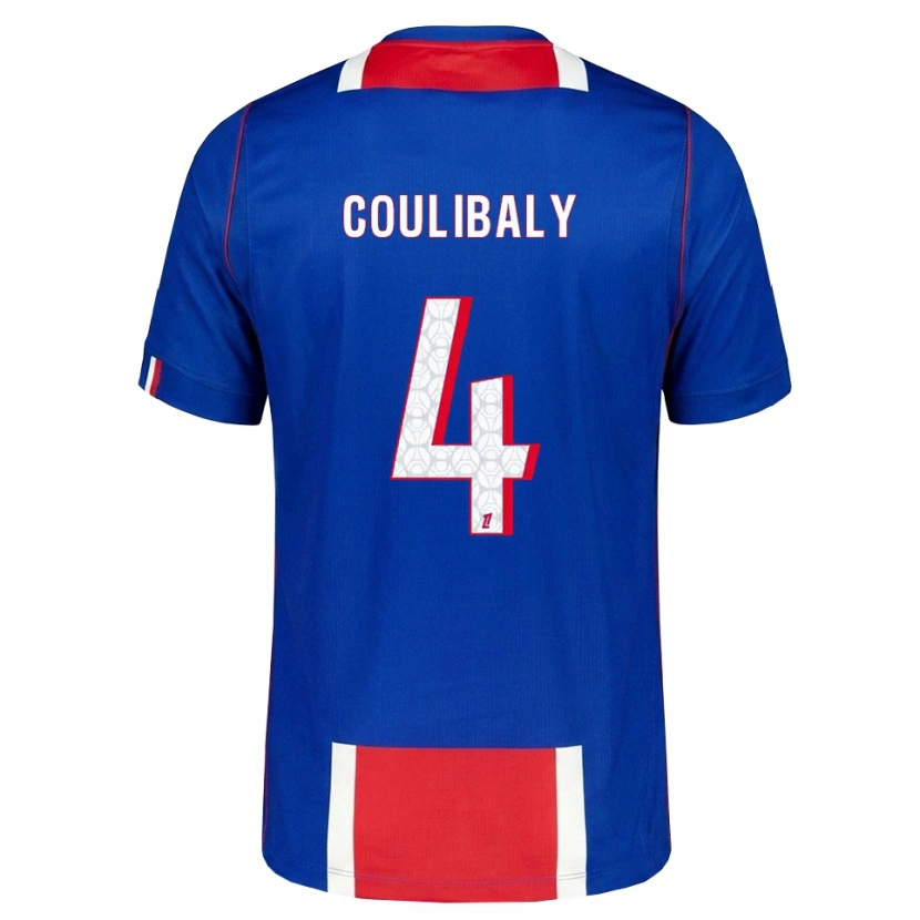 Danxen Heren Samba Coulibaly #4 Rood Wit Blauw Thuisshirt Thuistenue 2026/27 T-Shirt België