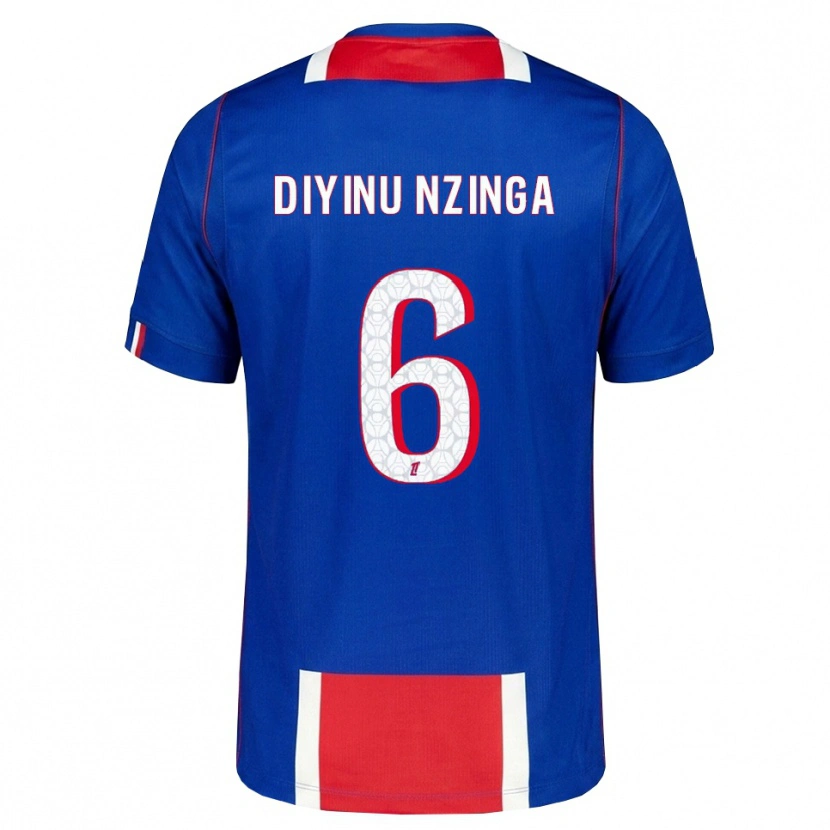 Danxen Heren Vainqueur Nzinga #6 Rood Wit Blauw Thuisshirt Thuistenue 2026/27 T-Shirt België