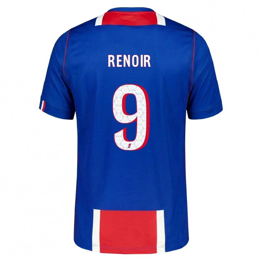 Danxen Heren Eddrick Renoir #9 Rood Wit Blauw Thuisshirt Thuistenue 2026/27 T-Shirt België