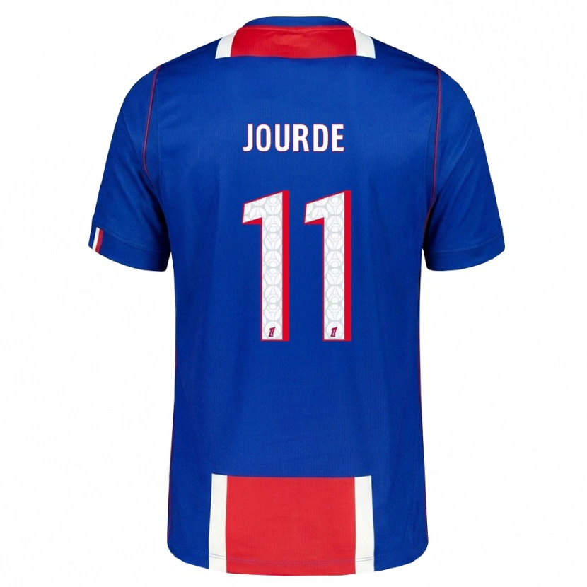 Danxen Heren Florianne Jourde #11 Rood Wit Blauw Thuisshirt Thuistenue 2026/27 T-Shirt België