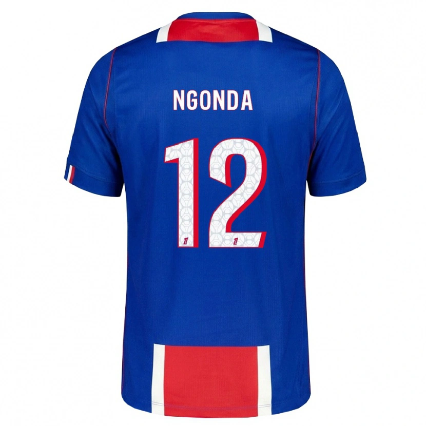 Danxen Heren Merdi Ngonda #12 Rood Wit Blauw Thuisshirt Thuistenue 2026/27 T-Shirt België