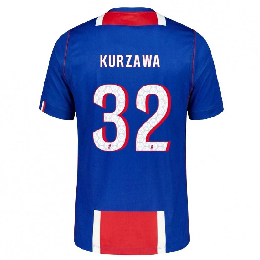Danxen Heren Layvin Kurzawa #32 Rood Wit Blauw Thuisshirt Thuistenue 2026/27 T-Shirt België