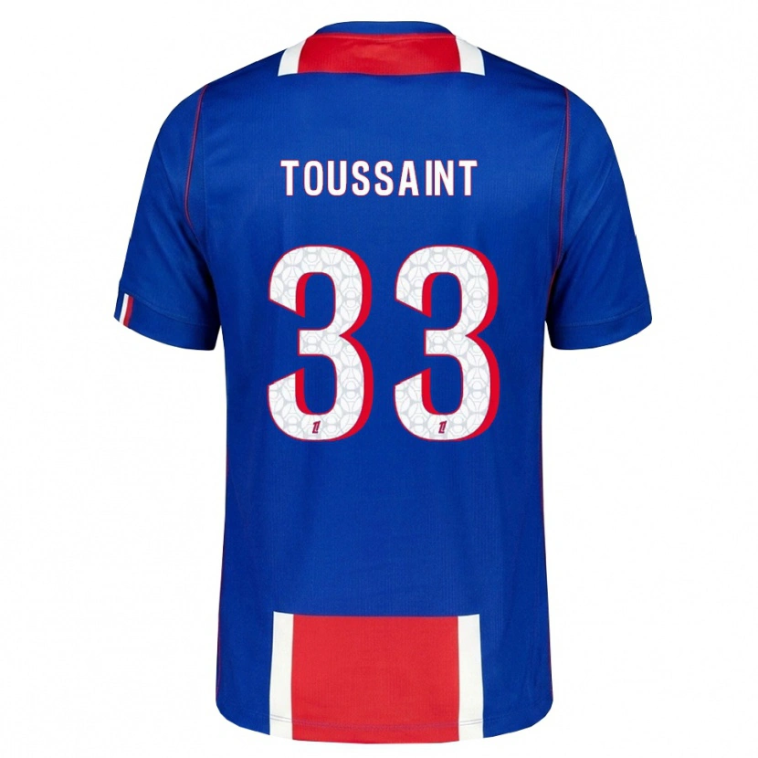 Danxen Heren Océane Toussaint #33 Rood Wit Blauw Thuisshirt Thuistenue 2026/27 T-Shirt België