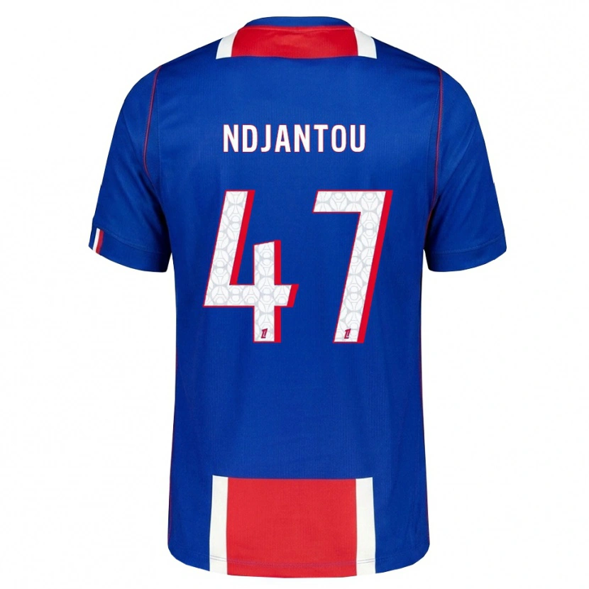 Danxen Heren Quentin Ndjantou #47 Rood Wit Blauw Thuisshirt Thuistenue 2026/27 T-Shirt België