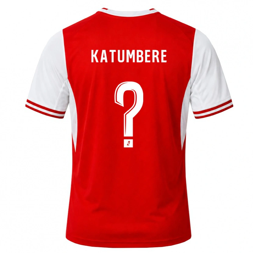 Danxen Heren Noah Katumbere #0 Rood Wit Thuisshirt Thuistenue 2026/27 T-Shirt België