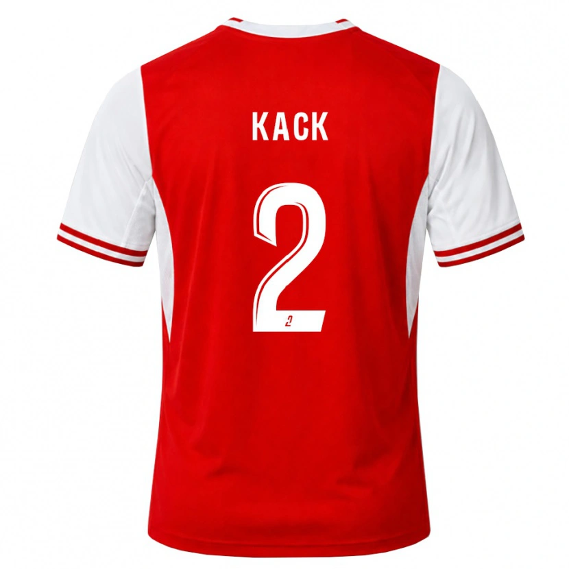Danxen Heren Mathilde Kack #2 Rood Wit Thuisshirt Thuistenue 2026/27 T-Shirt België
