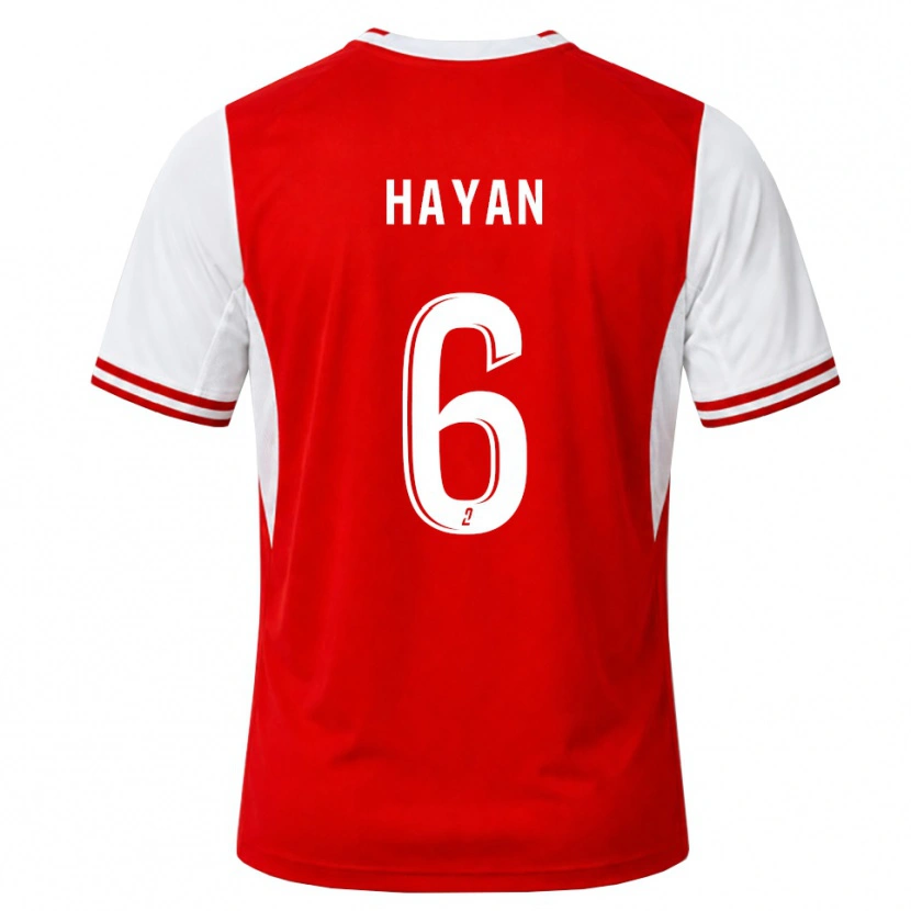 Danxen Heren Zahid Hayan #6 Rood Wit Thuisshirt Thuistenue 2026/27 T-Shirt België