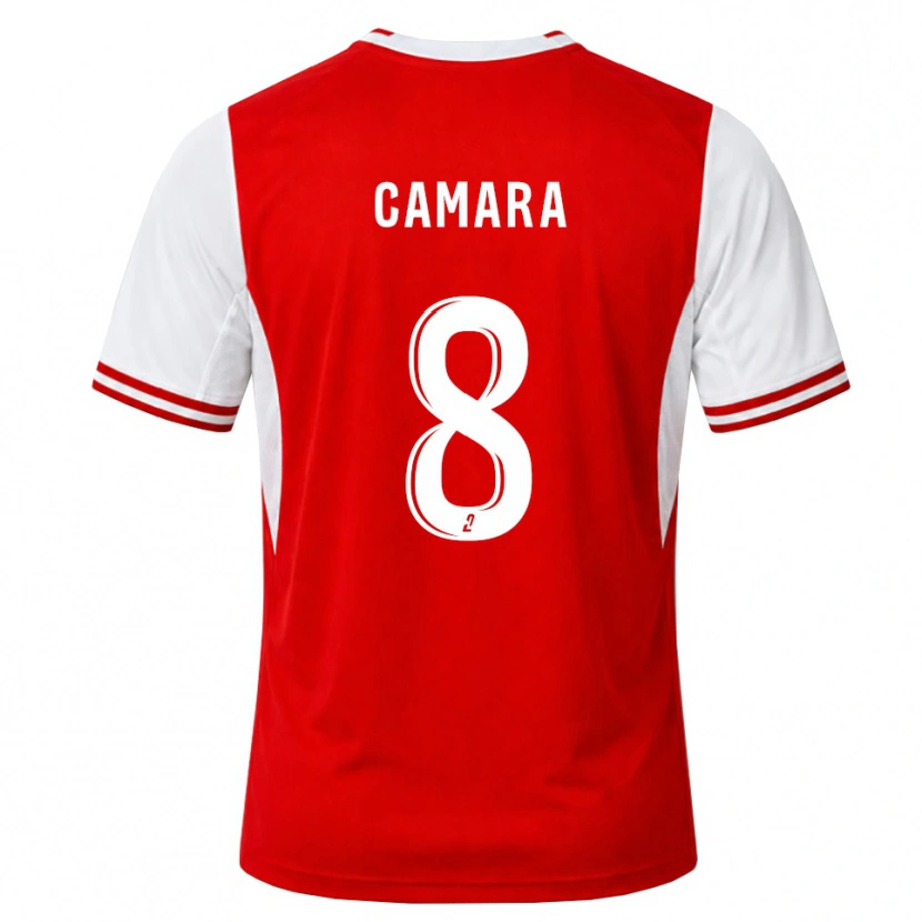 Danxen Heren Amara Camara #8 Rood Wit Thuisshirt Thuistenue 2026/27 T-Shirt België