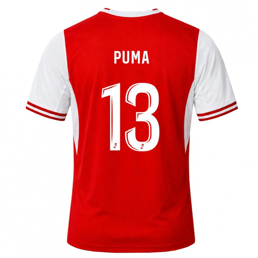 Danxen Heren Isaac Puma #13 Rood Wit Thuisshirt Thuistenue 2026/27 T-Shirt België