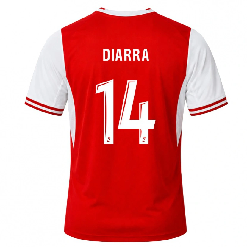 Danxen Heren Amidou Diarra #14 Rood Wit Thuisshirt Thuistenue 2026/27 T-Shirt België