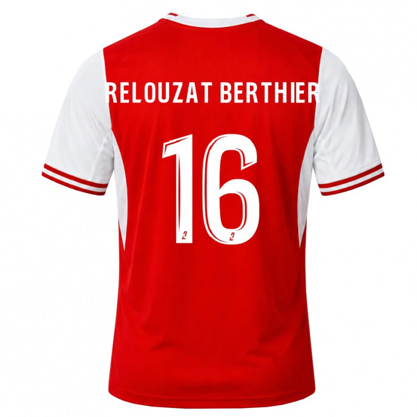 Danxen Heren Maxime Relouzat Berthier #16 Rood Wit Thuisshirt Thuistenue 2026/27 T-Shirt België