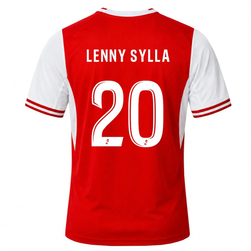 Danxen Heren Lenny Sylla #20 Rood Wit Thuisshirt Thuistenue 2026/27 T-Shirt België