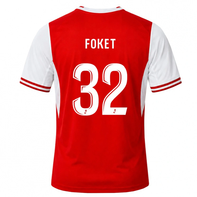 Danxen Heren Thomas Foket #32 Rood Wit Thuisshirt Thuistenue 2026/27 T-Shirt België