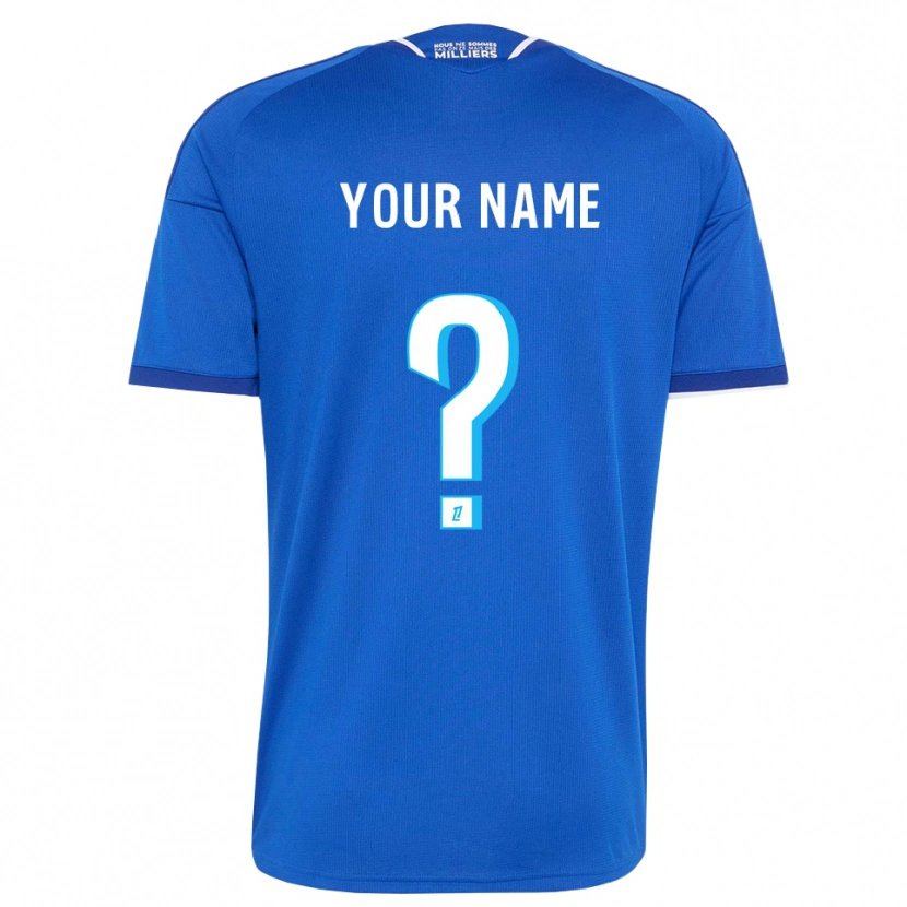Danxen Heren Uw Naam #0 Koninklijk Blauw Wit Thuisshirt Thuistenue 2026/27 T-Shirt België