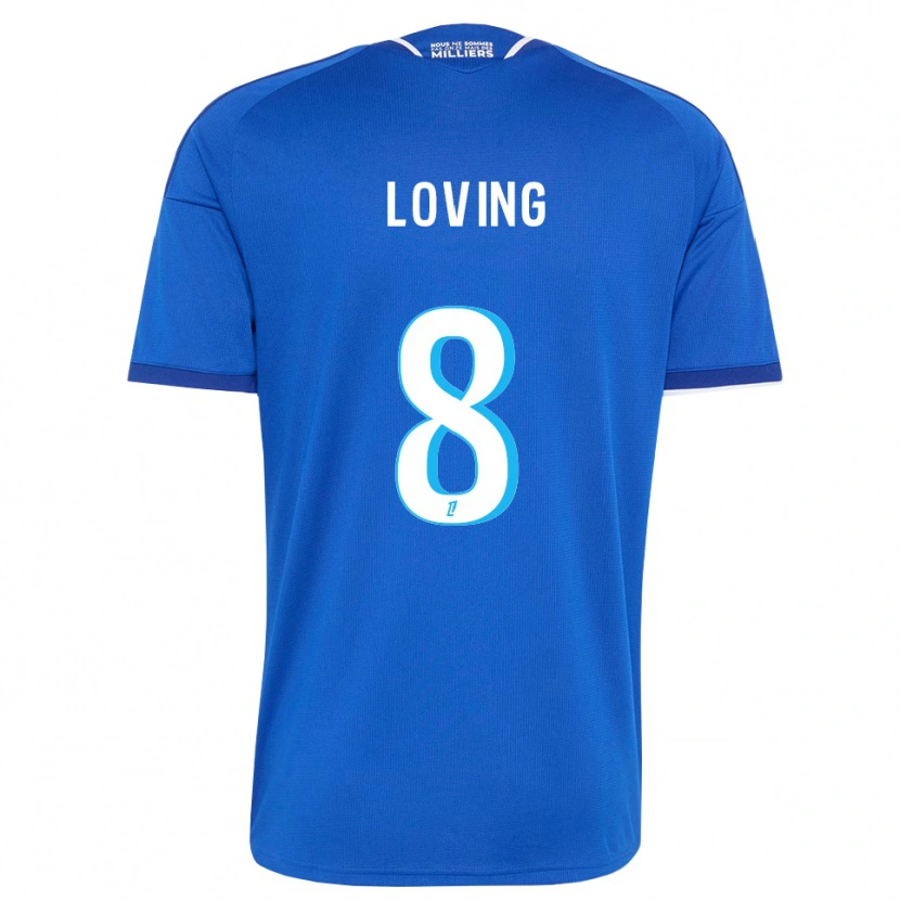 Danxen Heren Emma Loving #8 Koninklijk Blauw Wit Thuisshirt Thuistenue 2026/27 T-Shirt België