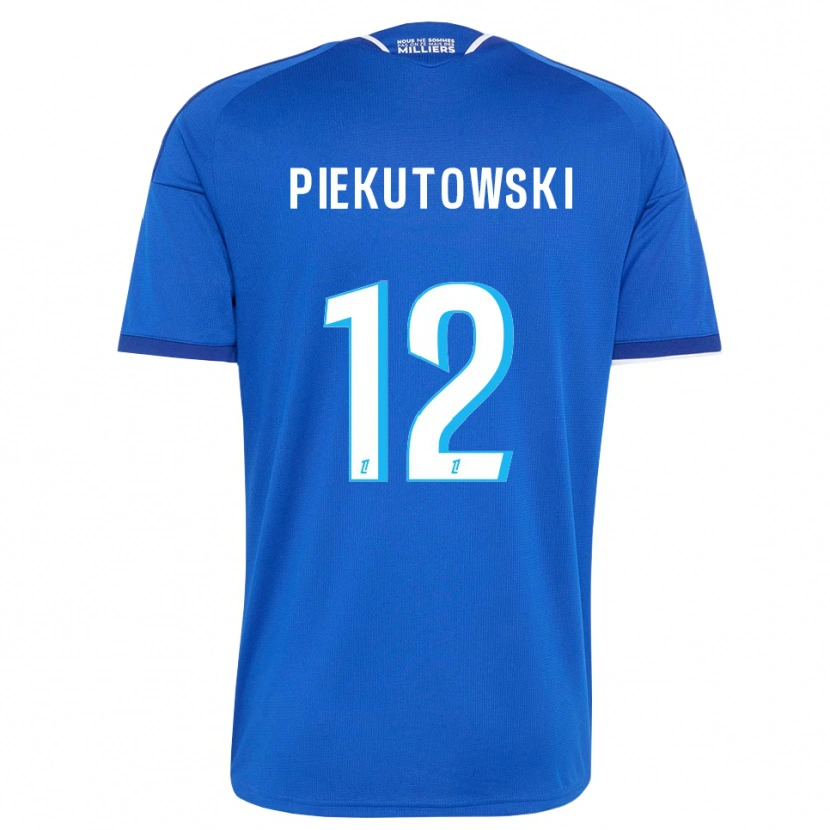Danxen Heren Milosz Piekutowski #12 Koninklijk Blauw Wit Thuisshirt Thuistenue 2026/27 T-Shirt België