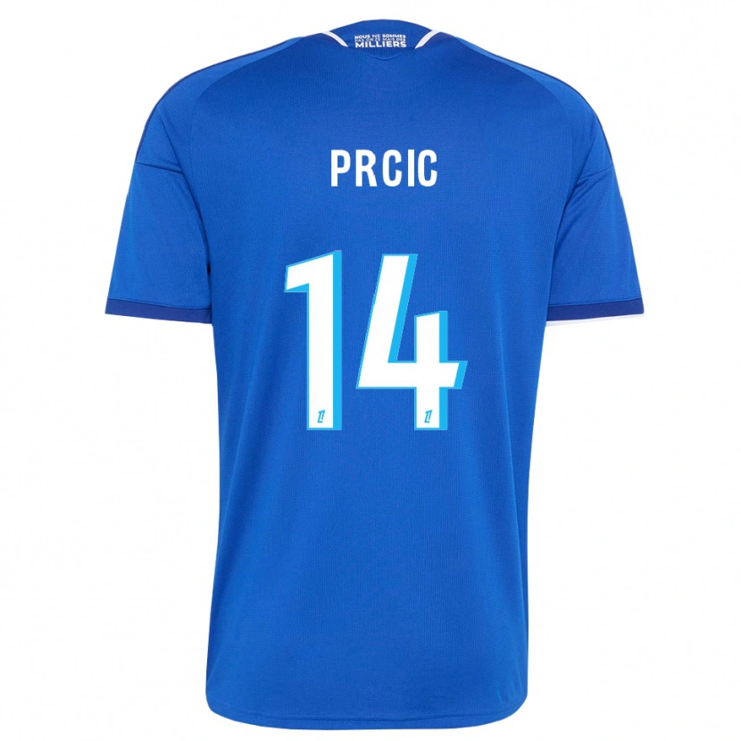 Danxen Heren Sanjin Prcic #14 Koninklijk Blauw Wit Thuisshirt Thuistenue 2026/27 T-Shirt België