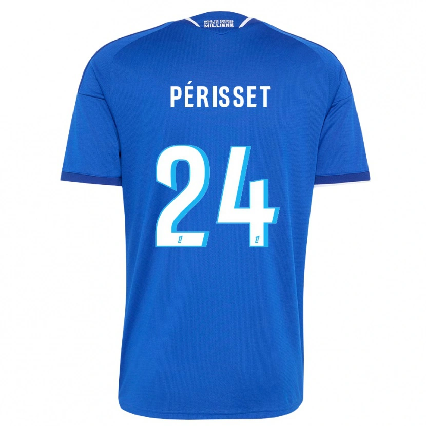 Danxen Heren Ève Périsset #24 Koninklijk Blauw Wit Thuisshirt Thuistenue 2026/27 T-Shirt België