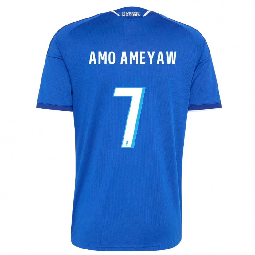 Danxen Heren Samuel Amo-Ameyaw #7 Koninklijk Blauw Wit Thuisshirt Thuistenue 2026/27 T-Shirt België