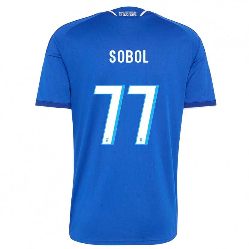 Danxen Heren Eduard Sobol #77 Koninklijk Blauw Wit Thuisshirt Thuistenue 2026/27 T-Shirt België