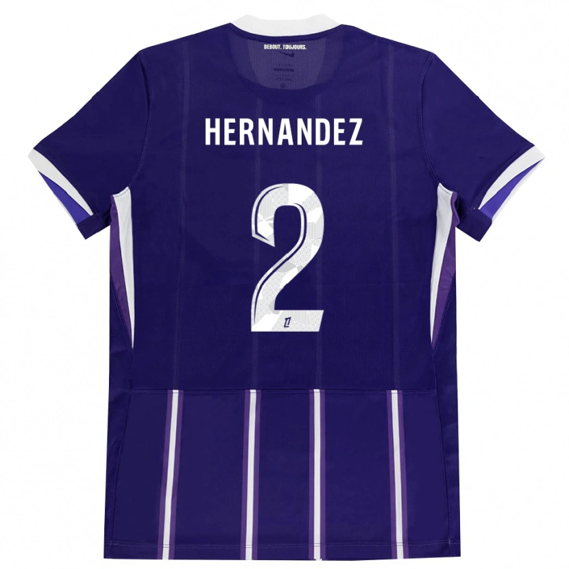 Danxen Heren Lucie Hernandez #2 Paars Wit Thuisshirt Thuistenue 2026/27 T-Shirt België