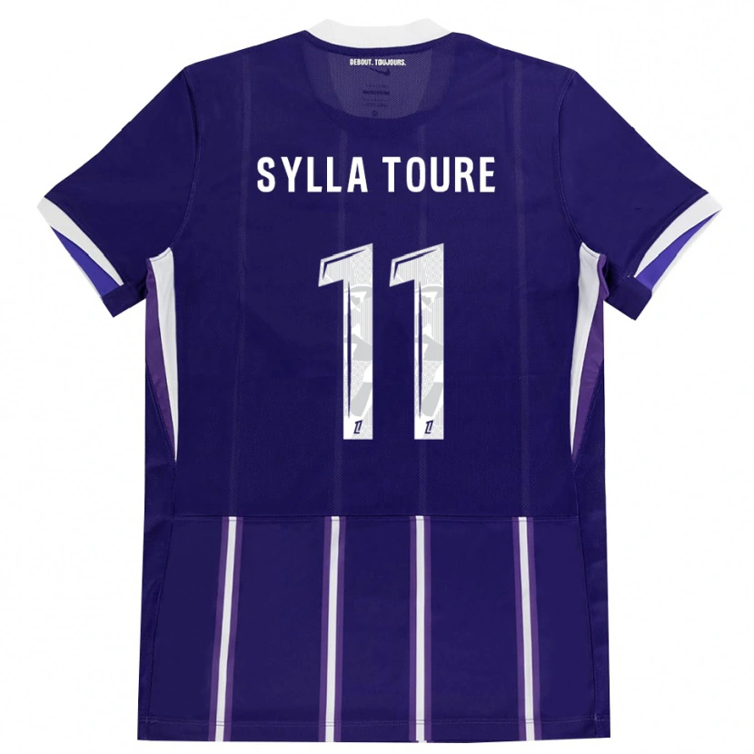 Danxen Heren Ismael Sylla Touré #11 Paars Wit Thuisshirt Thuistenue 2026/27 T-Shirt België
