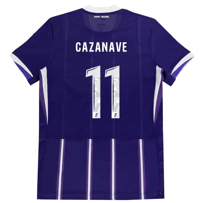 Danxen Heren Julie Cazanave #11 Paars Wit Thuisshirt Thuistenue 2026/27 T-Shirt België