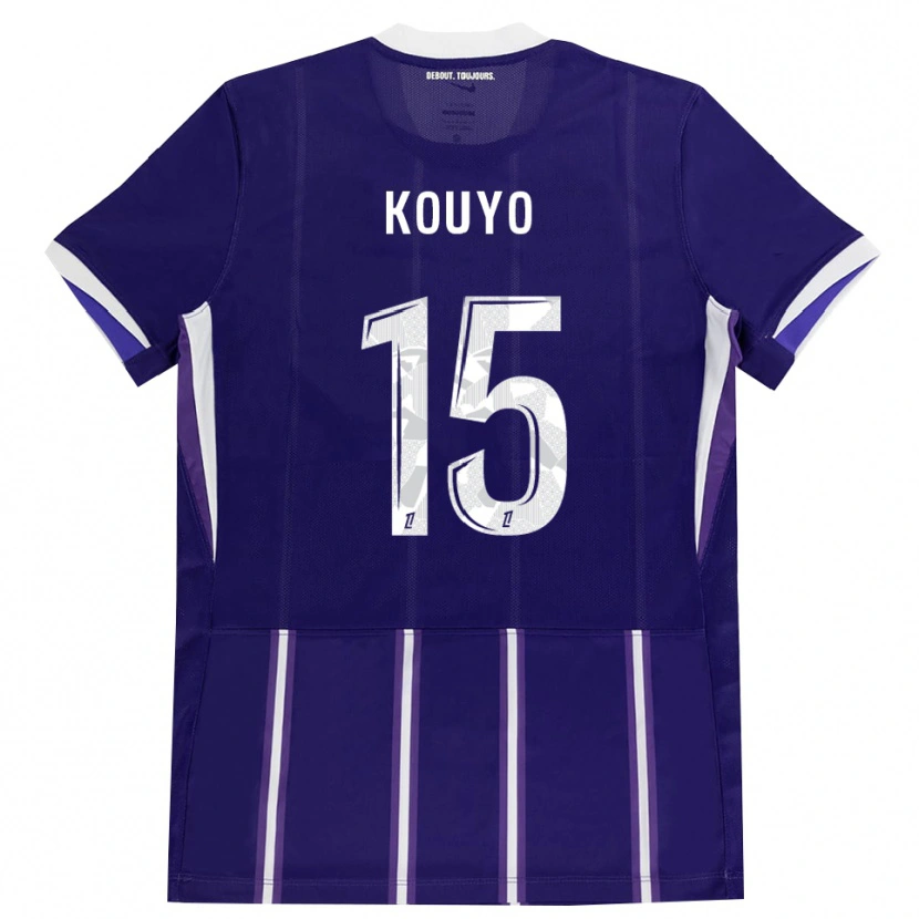 Danxen Heren Dan Kouyo #15 Paars Wit Thuisshirt Thuistenue 2026/27 T-Shirt België