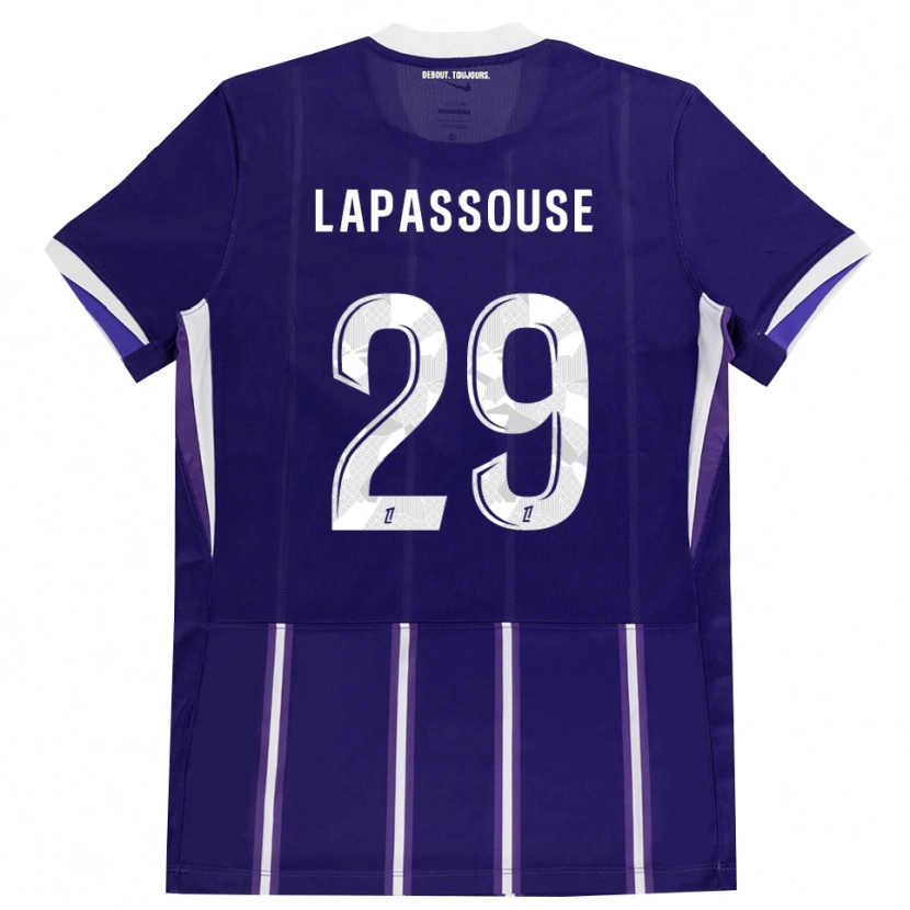 Danxen Heren Louna Lapassouse #29 Paars Wit Thuisshirt Thuistenue 2026/27 T-Shirt België