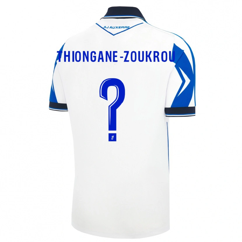 Danxen Heren Ackah-Tidiane Zoukrou #0 Zwart Wit Blauw Thuisshirt Thuistenue 2026/27 T-Shirt België