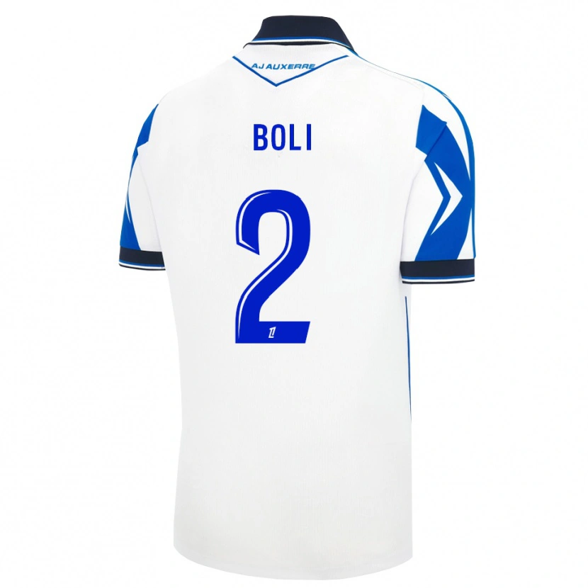 Danxen Heren Franck Boli #2 Zwart Wit Blauw Thuisshirt Thuistenue 2026/27 T-Shirt België