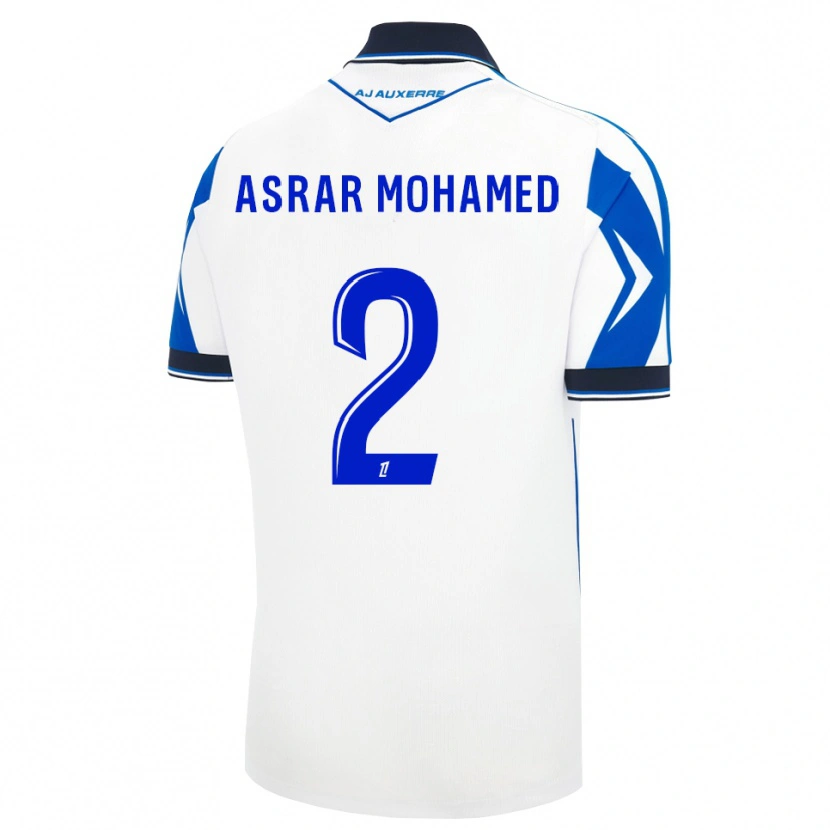 Danxen Heren El Asrar Mohamed #2 Zwart Wit Blauw Thuisshirt Thuistenue 2026/27 T-Shirt België