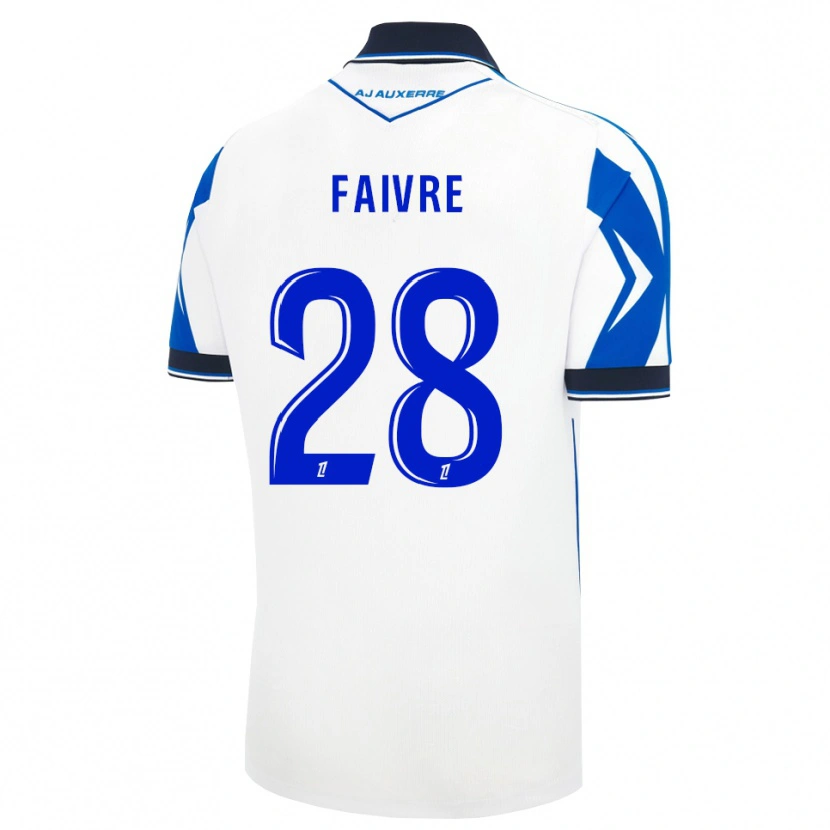 Danxen Heren Romain Faivre #28 Zwart Wit Blauw Thuisshirt Thuistenue 2026/27 T-Shirt België
