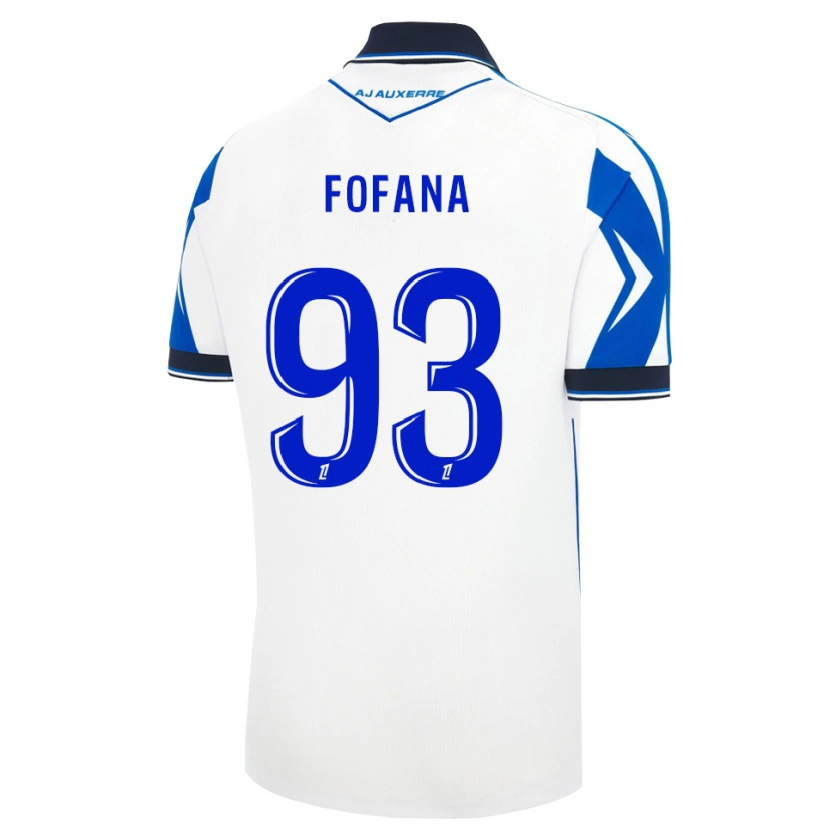 Danxen Heren Sékou Fofana #93 Zwart Wit Blauw Thuisshirt Thuistenue 2026/27 T-Shirt België