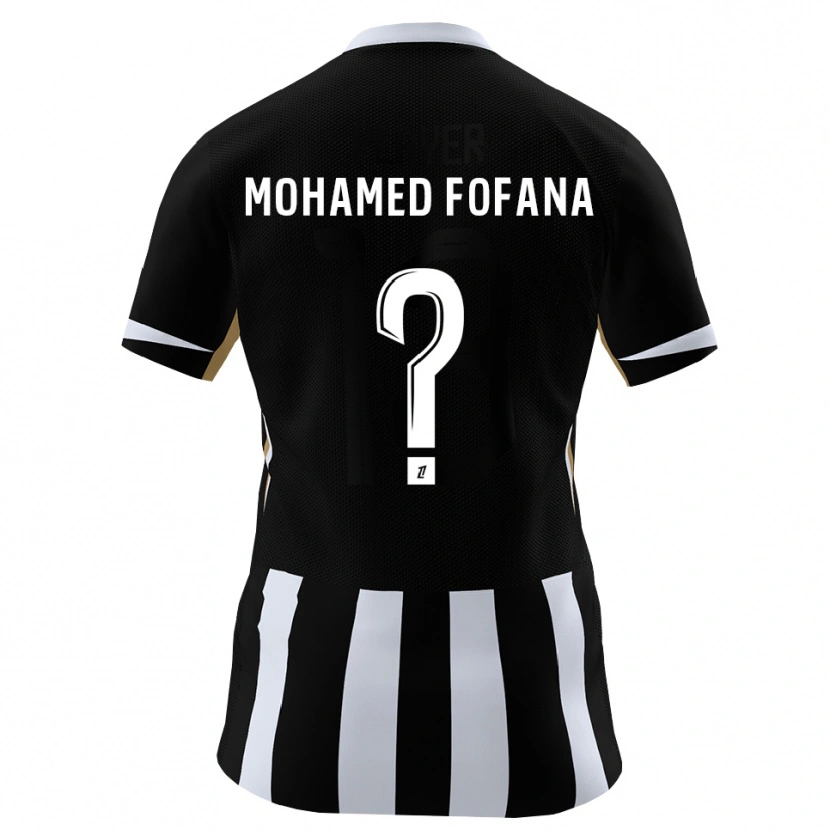 Danxen Heren Yanis Mohamed Fofana #0 Zwart Blauw Thuisshirt Thuistenue 2026/27 T-Shirt België