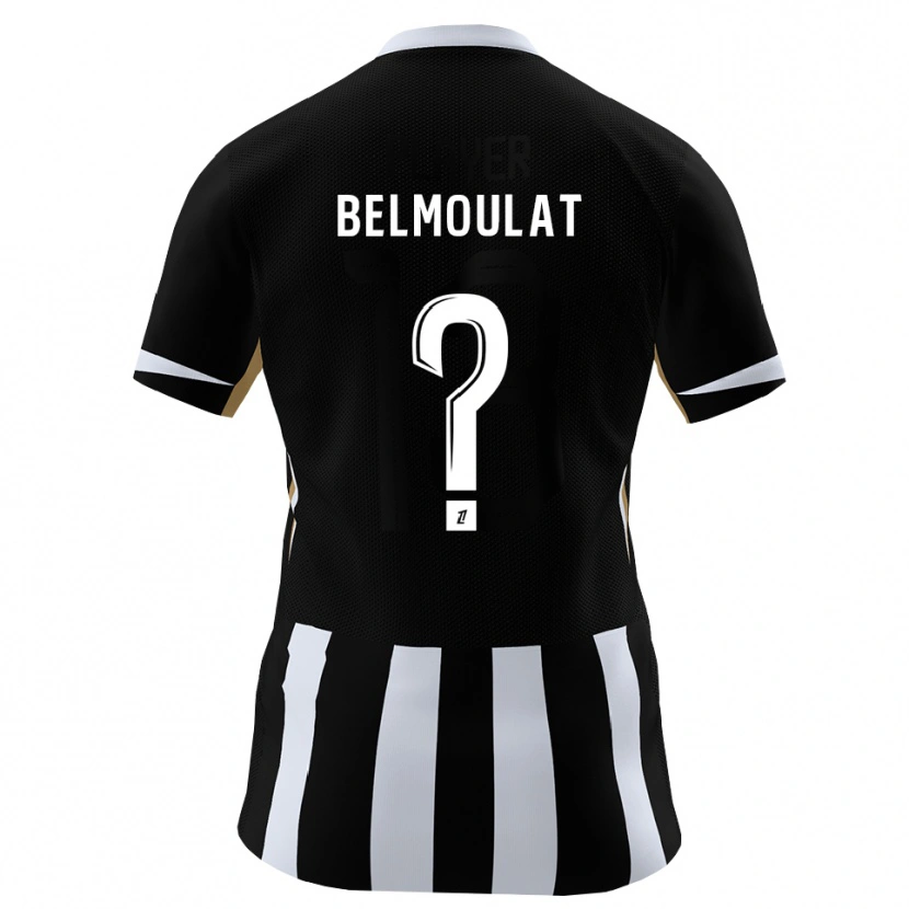 Danxen Heren Zinédine Belmoulat #0 Zwart Blauw Thuisshirt Thuistenue 2026/27 T-Shirt België