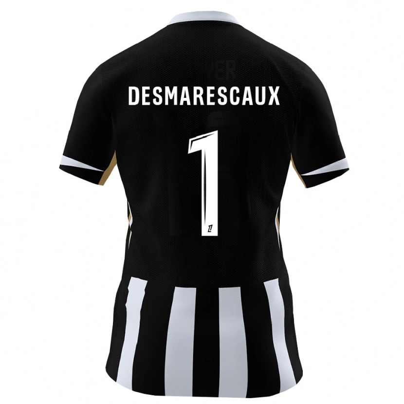 Danxen Heren Émile Desmarescaux #1 Zwart Blauw Thuisshirt Thuistenue 2026/27 T-Shirt België